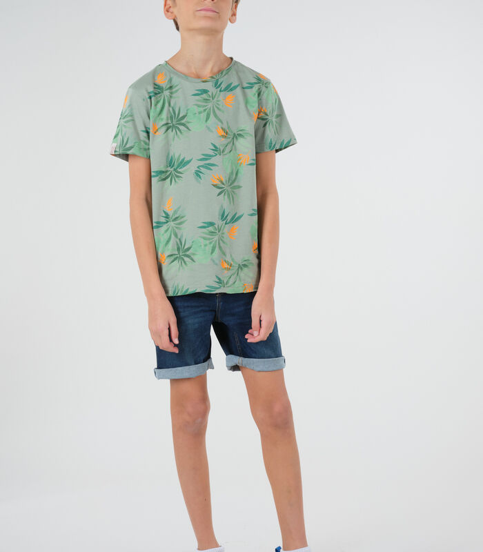 ZELI - T-shirt met tropische print image number 0