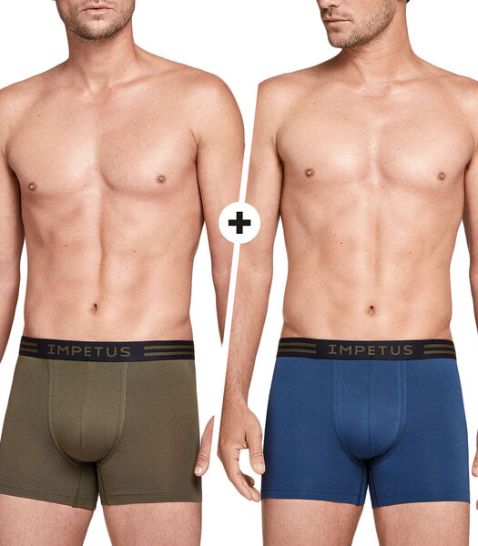 Pack 2 boxers en coton Cathay
