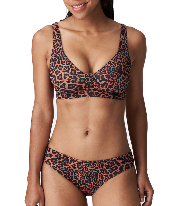 Bikinitop met luipaardprint zonder beugel Holiday image number 3