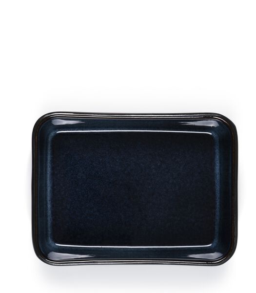 Plat à gratin  Gastro Noir / Bleu foncé - 19 x 14 x 6 cm / 900 ml