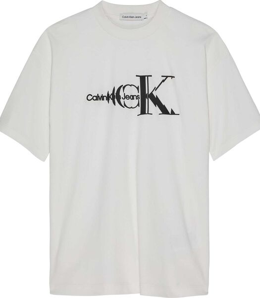 Calvin Klein Natuurlijke Kleurstof Monogram T-Shirt