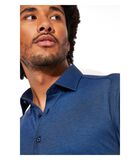 Desoto Overhemd Strijkvrij Modern Kent Indigo Blauw image number 3