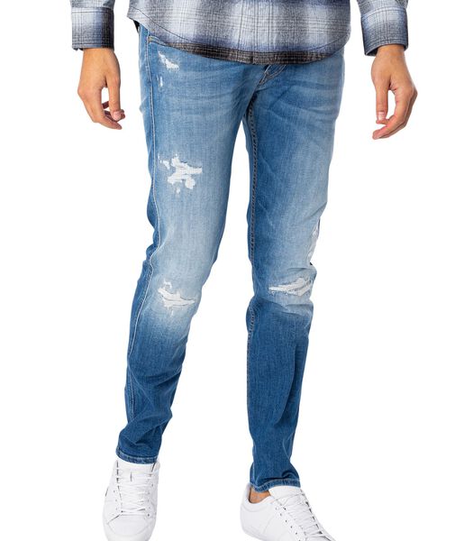 Anbass slim gescheurde jeans