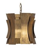 Course Hanglamp - Metaal - Antique Brass - 40x40x40 image number 0