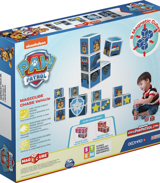Paw Patrol - MagiCube Chase Police Truck - 5 delig