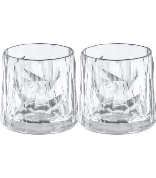 Verres à whisky / verres à cocktail / verres à eau  - incassables - Super verre - 250 ml - 2 pièces