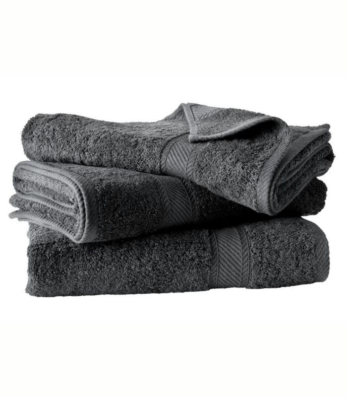 3 serviettes de bains Hélène ebony image number 1