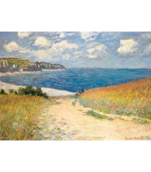 Chemin à travers les champs de blé - Claude Monet (1000)