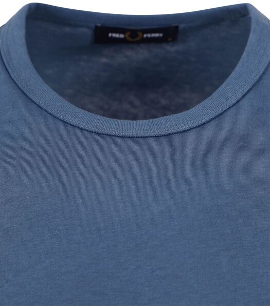 T-Shirt Ringer M3519 Bleu Mid