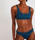 NALTA ONDAS blauw bikinibroekje met luipaardprint image number 0