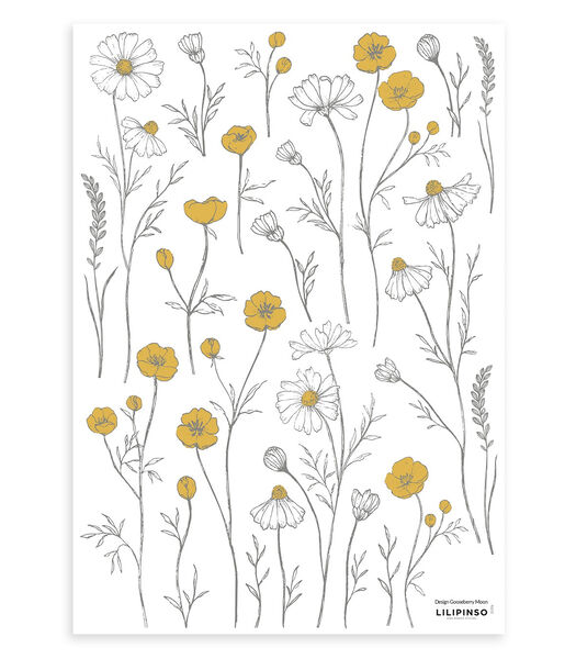Stickers fleurs Chamomille, Lilipinso