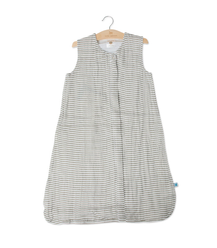 Gigoteuse mousseline coton taille|L (Grey Stripe) image number 0