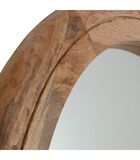 Miroir - Mango Wood - Naturel - 4x101x101  - Rion image number 4