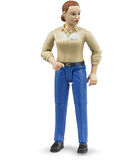 BRUDER Woman with light skin tone and blue trousers image number 2