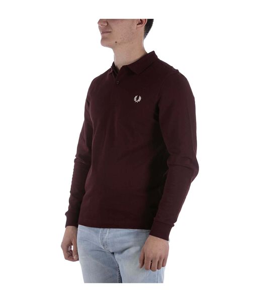 Polo Fred Perry Plain Fred Perry Bordeaux