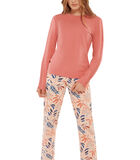 Pyjama indoor outfit broek top lange mouwen Mellow image number 0