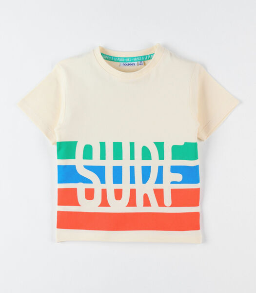 "surf" t-shirt met korte mouwen, meerkleurig