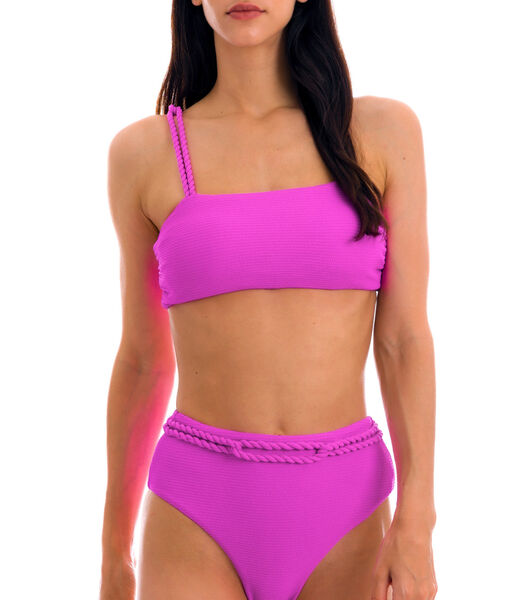 Bas de maillot de bain Taille haute St-Tropez-Pink Hotpant-High UPF 50+