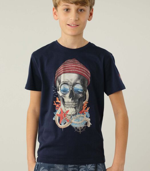 NAUTICA - Jongens t-shirt schedelpatroon nautica