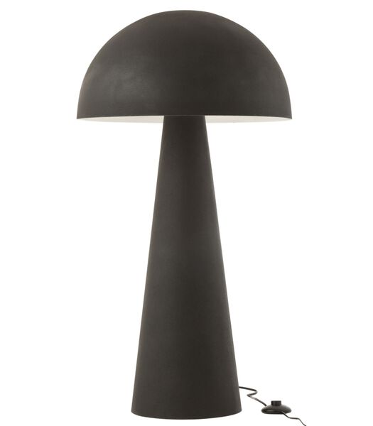 Mushroom - Tafellamp - paddenstoel - groot - metaal - mat zwart - 1 lichtpunt