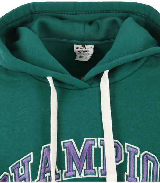 Champion Sweater à Capuche Logo Vert Mid