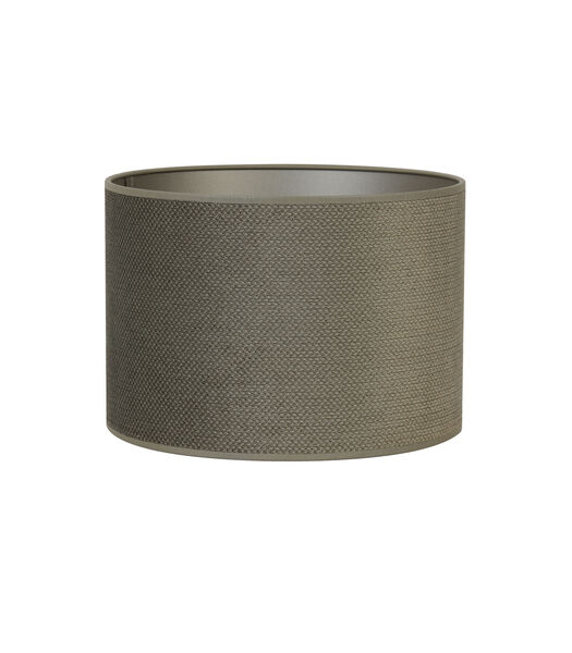 Abat-jour cylindre Vandy - Olive - Ø30x21cm