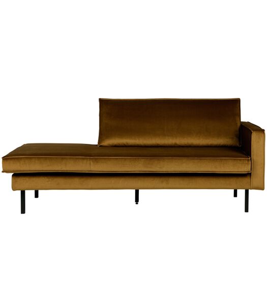 Rodeo Daybed Right Velvet Jaune Miel