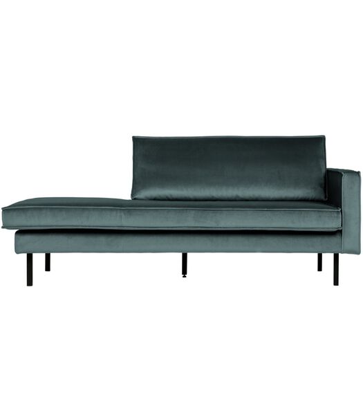 Rodeo Daybed Rechts - Velvet - Teal - 85x203x86