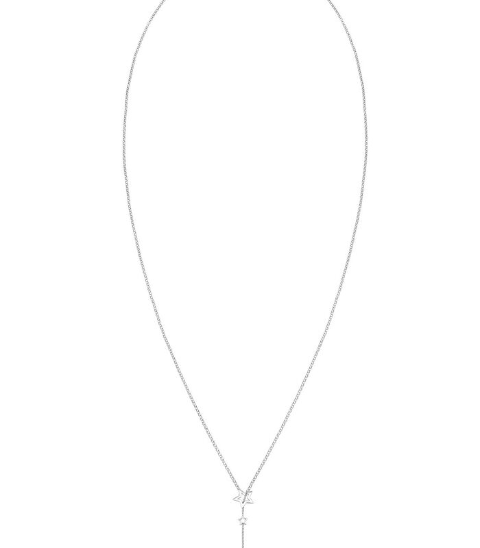 Halsketting Dames Y-Ketting Ster Hanger Filigraan In 925 Sterling Zilver image number 2