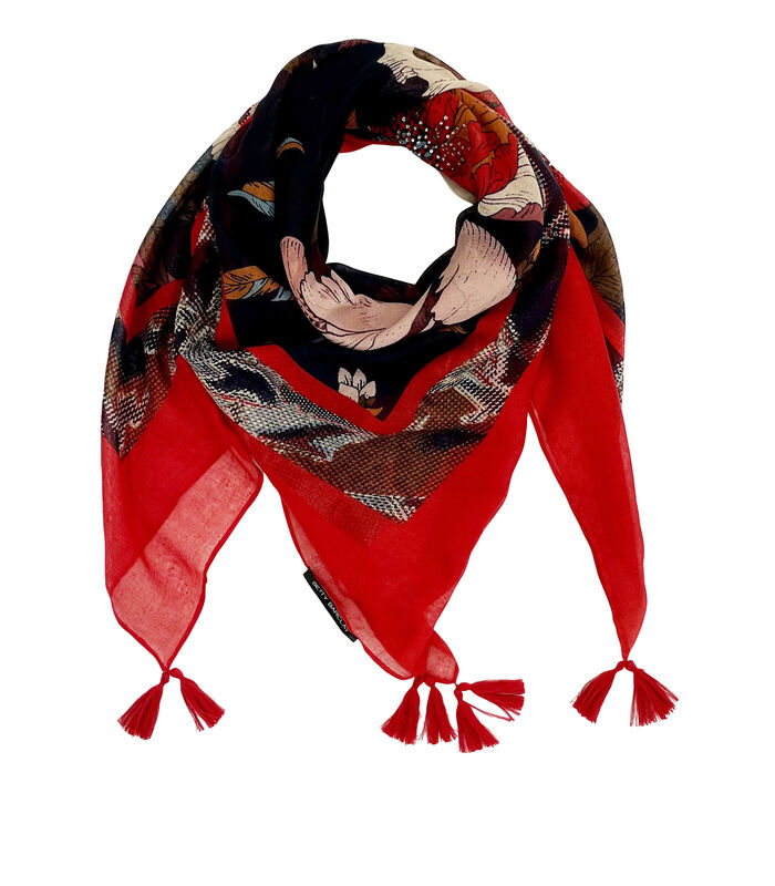 Sjaal met sierstenen image number 0