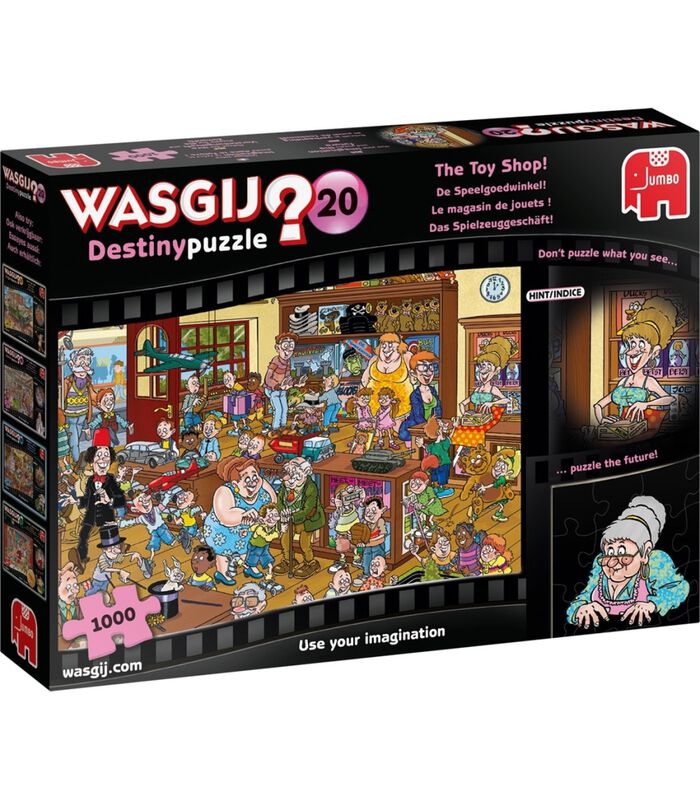 puzzel Wasgij Destiny 20 INT - De Speelgoedwinkel - 1000 stukjes image number 0