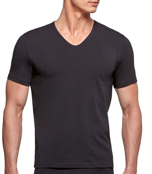 T-shirt homewear van stretchkatoen Essentials