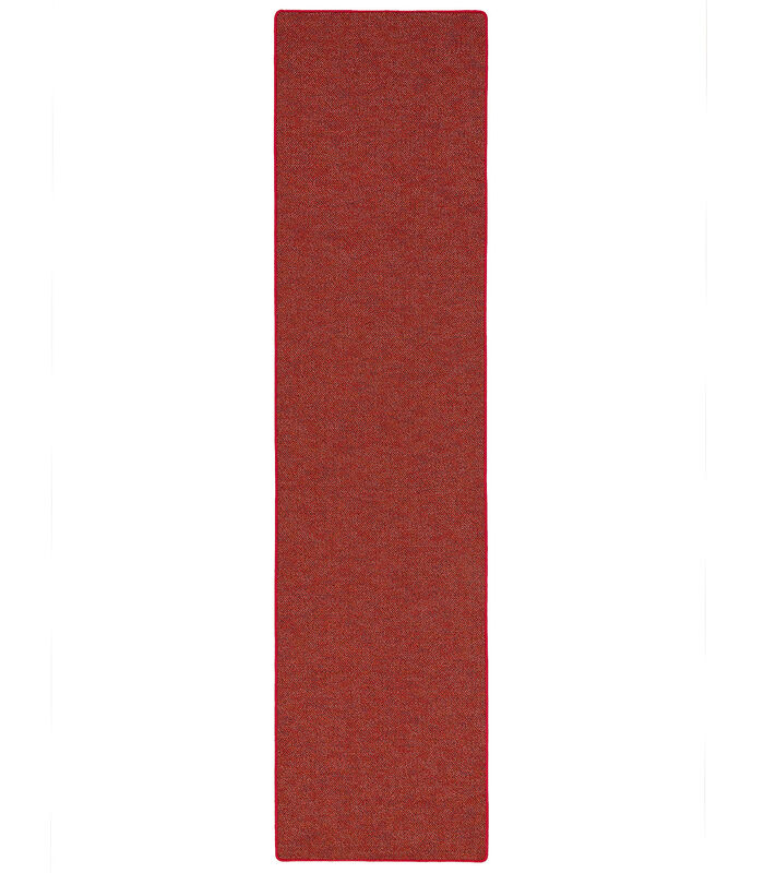 Alma - Tapis de couloir en bucle - Anthracite moucheté image number 0