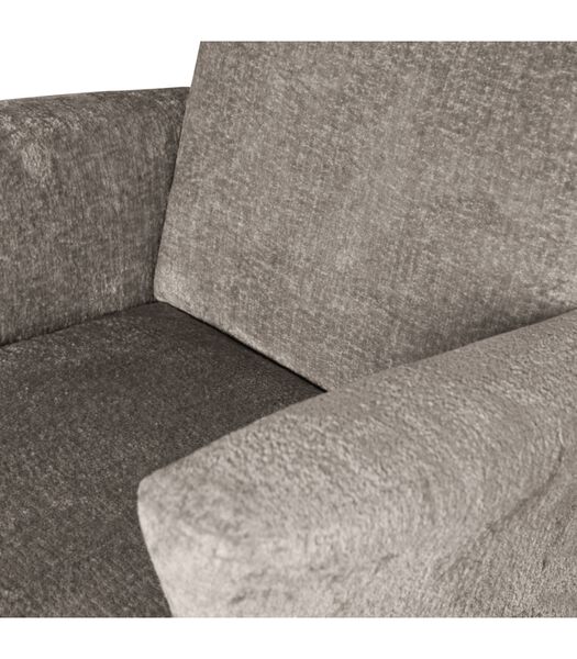 Fauteuil - Polyester - Taupe - 77x73x70 - Muse