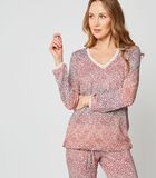 Pyjama imprimé ARIANE 202 Cannelle image number 2