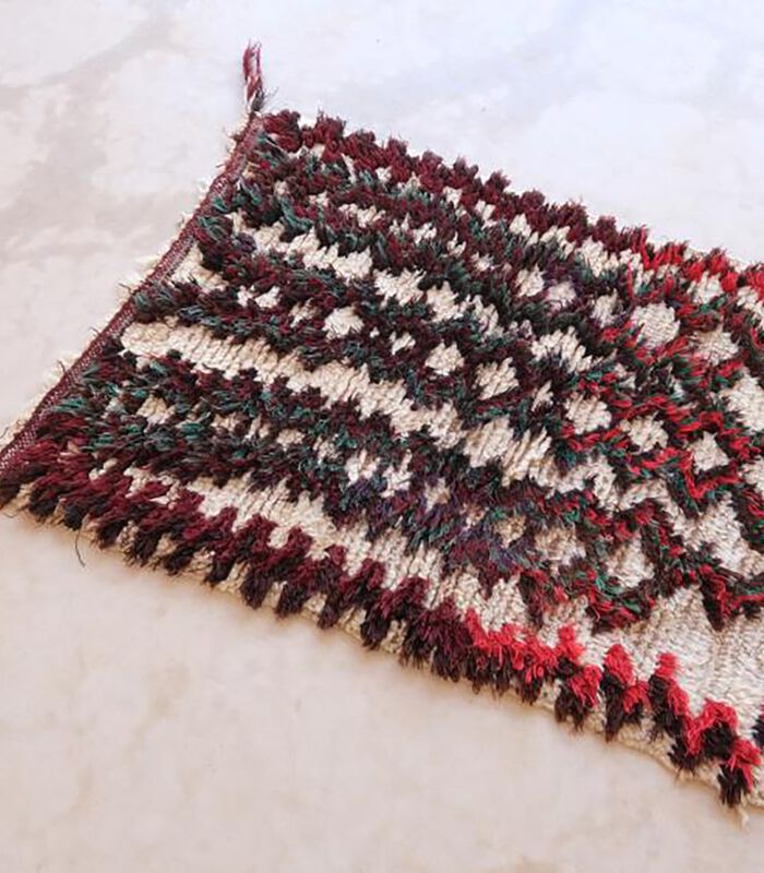 Marokkaans berber tapijt pure wol 164 x 74 cm image number 4