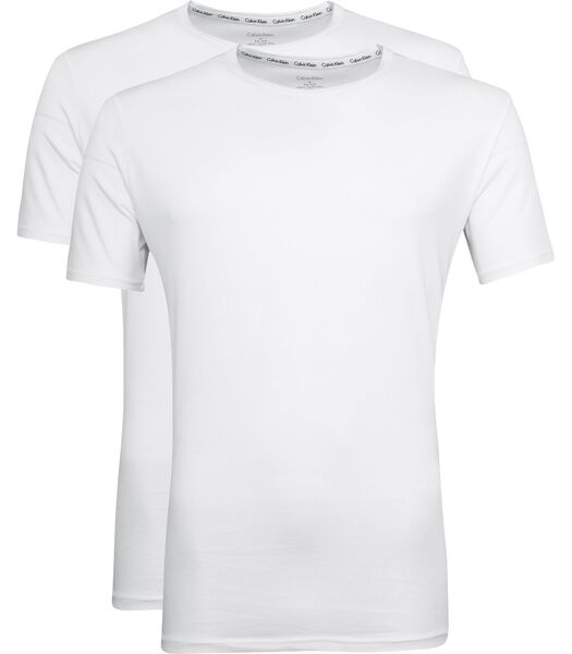 Calvin Klein T-Shirt O-Neck Wit 2-pack