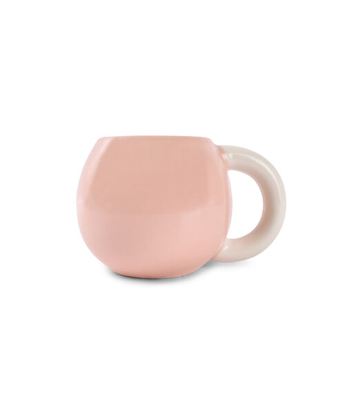 Chope 33cl rond rose Lola