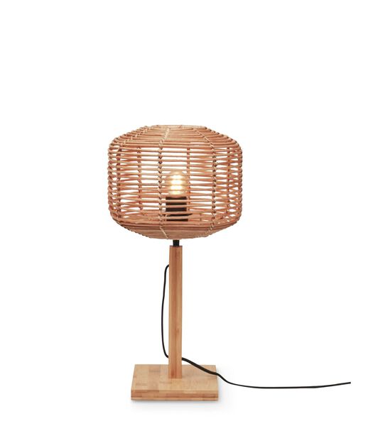 Tafellamp Tanami - Bamboe/Rotan - Ø25cm