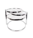 Table Swivel Double - Chrome - 48x58x50cm image number 2