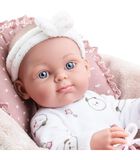 Babypop Mini-Pikolines meisje in draagmand - 32 cm image number 1