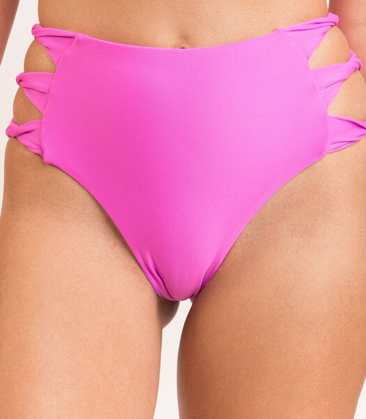 Bas de maillot de bain Taille haute Vita-Pink High-Waist-Spin UPF 50+