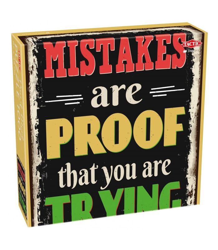 Mistakes Proof of Trying - 1000pcs image number 1