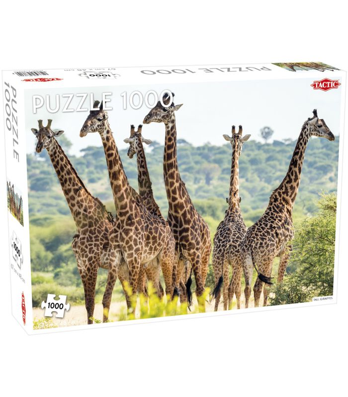 Puzzel Animals: Tall Giraffes - 1000 stukjes image number 0