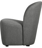 Lofty Fauteuil - Boucle - Staalgrijs - 75x68x72 image number 2