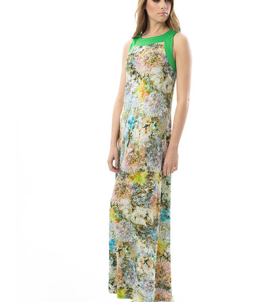 Bloemen A-lijn Maxi Dress