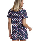 Pyjamashort shirt LouLou Love Me image number 1