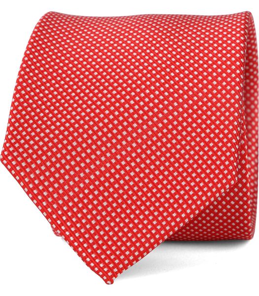 Cravate Soie Rouge F91-6