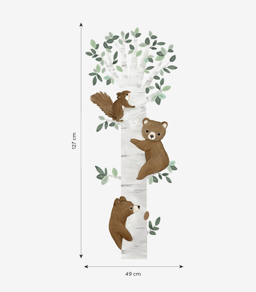 KHARU - Grote sticker - Beren klimmen in de boom