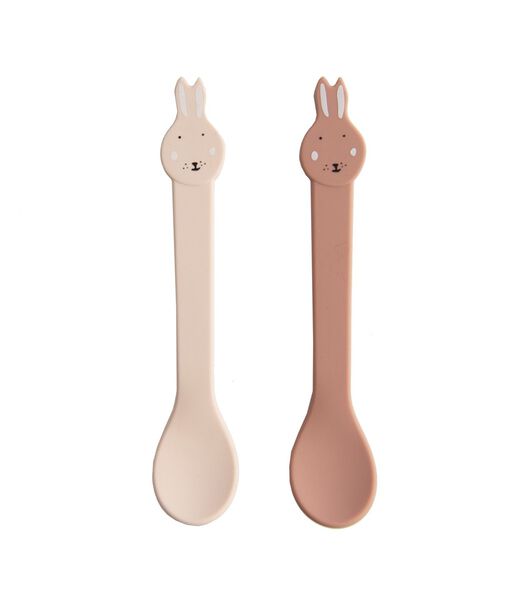 Silicone lepel 2-pack - Mrs. Rabbit